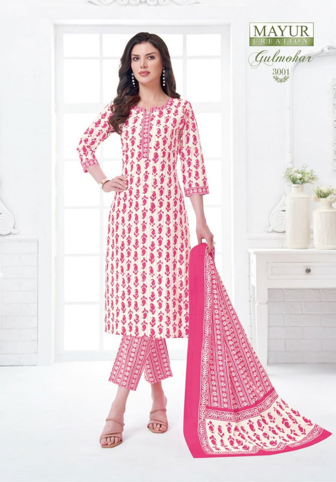 Mayur Gulmohar 3 Cotton Printed Dress Material Catalog
